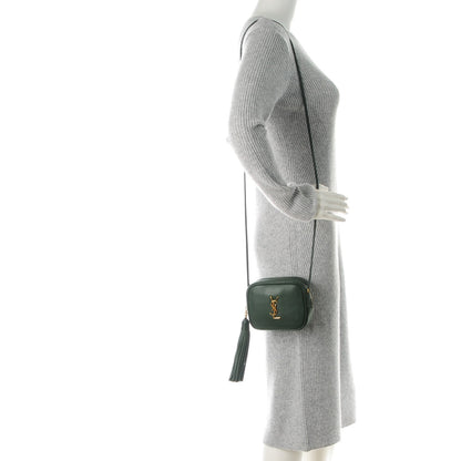 Saint Laurent Calfskin Monogram Blogger Bag Vert Fonce 2 of 7