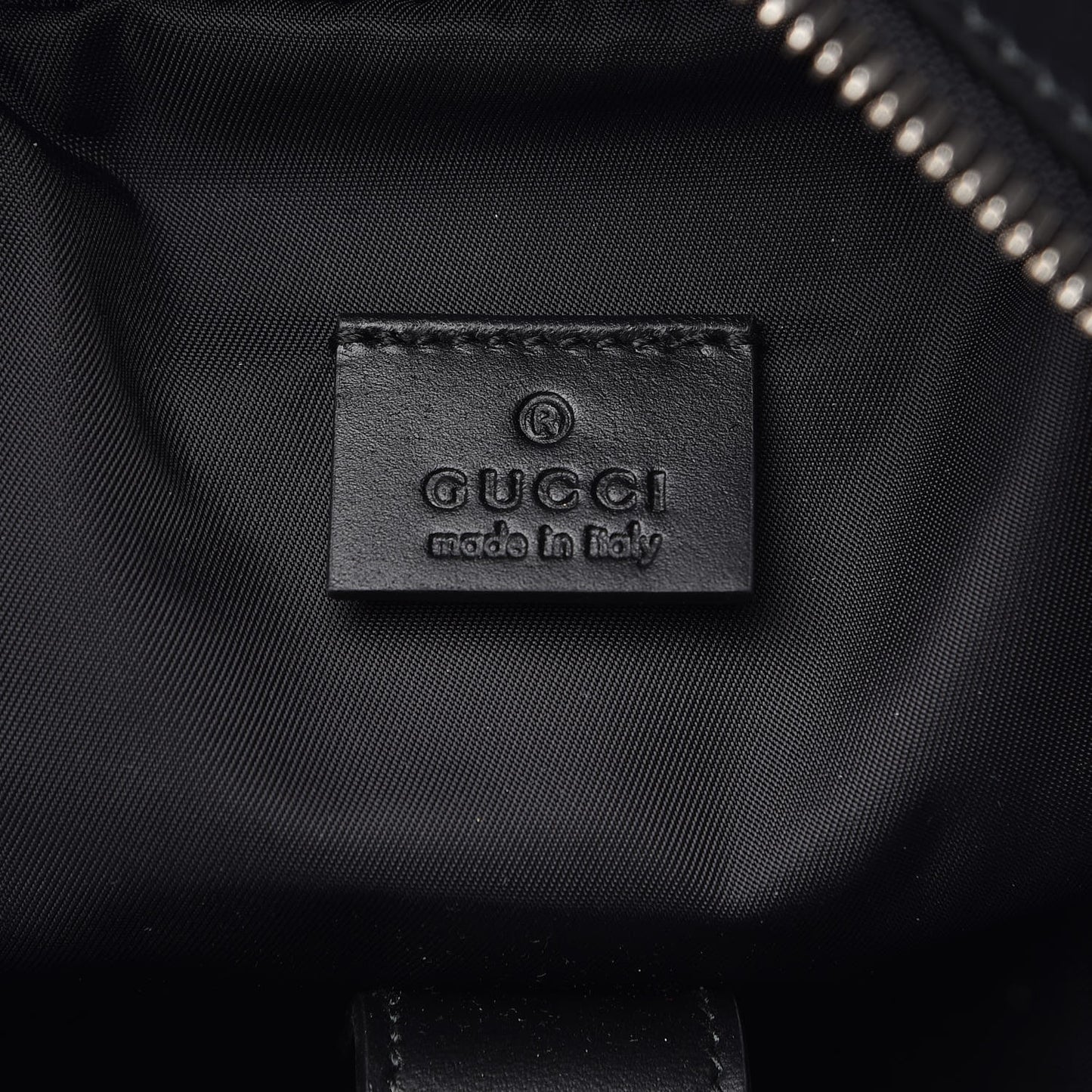 GG Supreme Monogram Web Dome Backpack Black