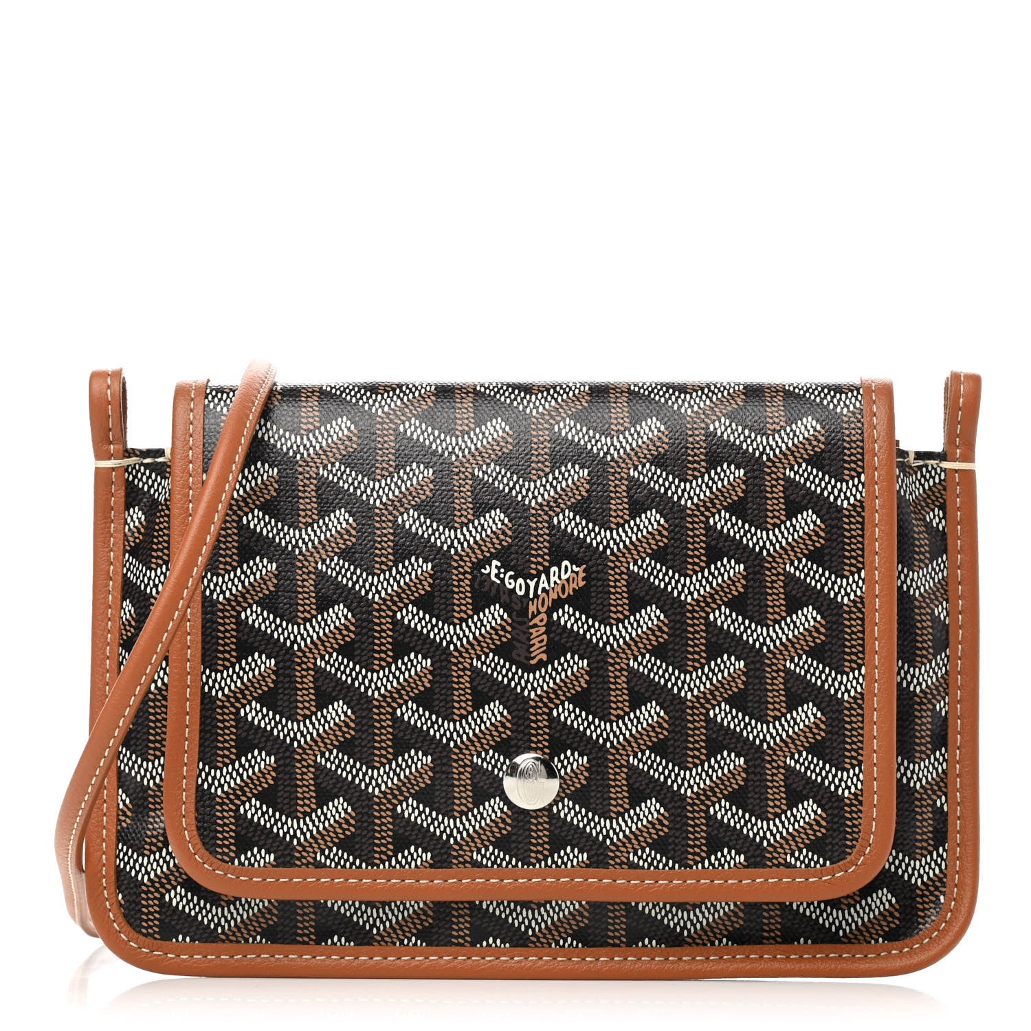 Goyard Goyardine Plumet Wallet Clutch Black Gold 1 of 7