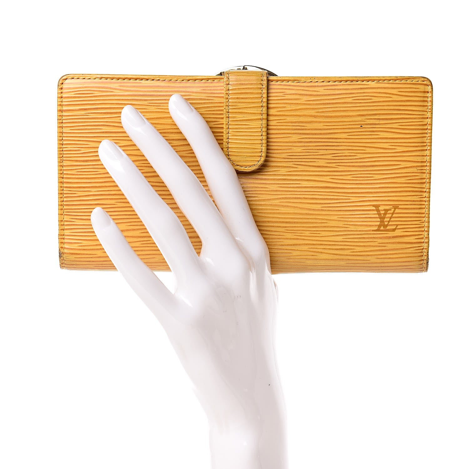Louis Vuitton Epi Continental French Purse Wallet Tassil 2 of 15