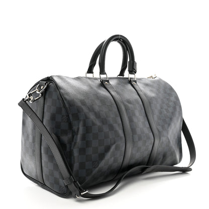 Louis Vuitton Damier Cobalt Keepall Bandouliere 45 2 of 9