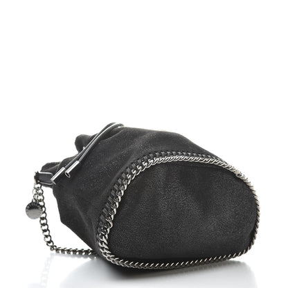 Stella McCartney Shaggy Deer Small Falabella Bucket Bag Black 4 of 12