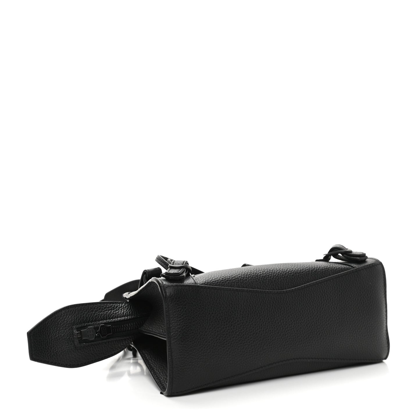 Grained Calfskin Neo Classic Black Hardware Mini City Black