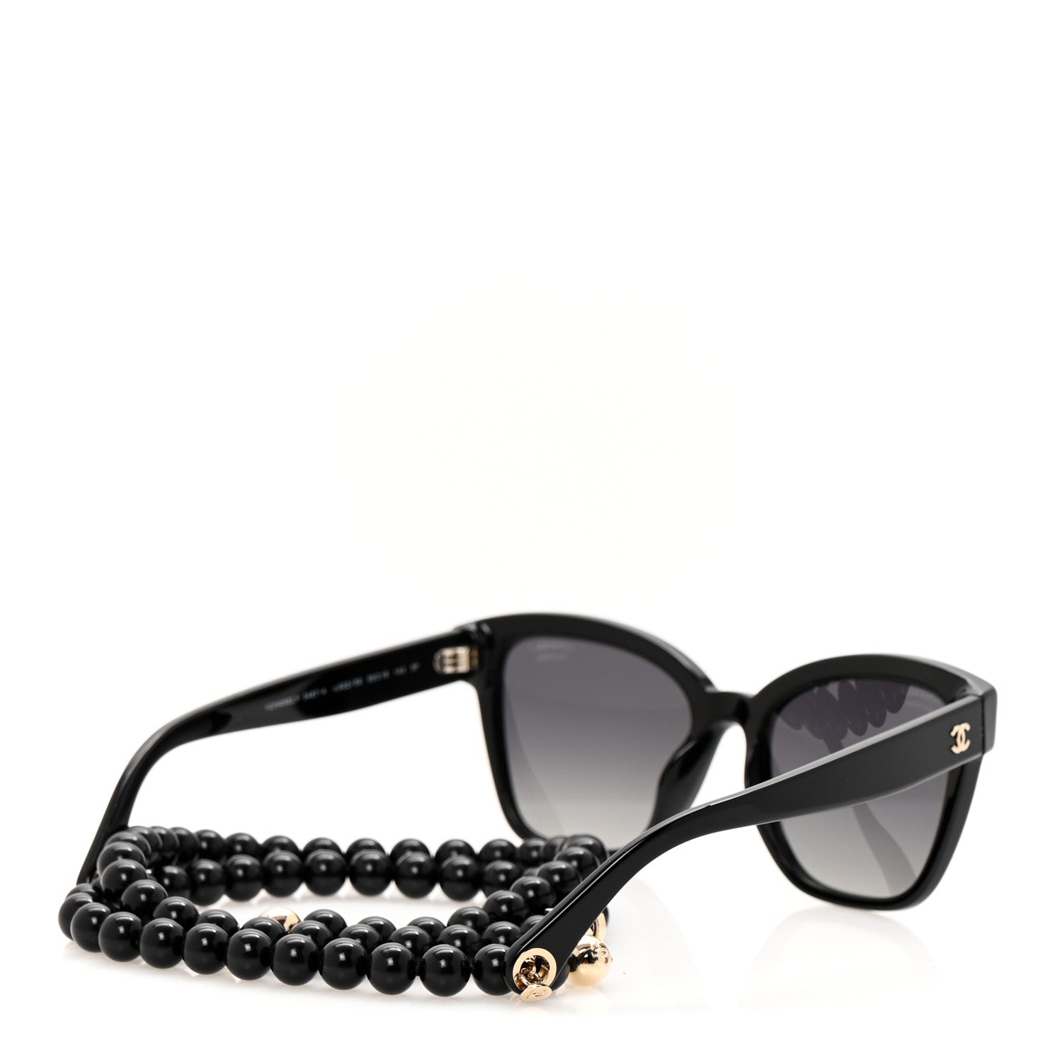 Chanel Acetate Chain Square Sunglasses 5487-A Black 4 of 8