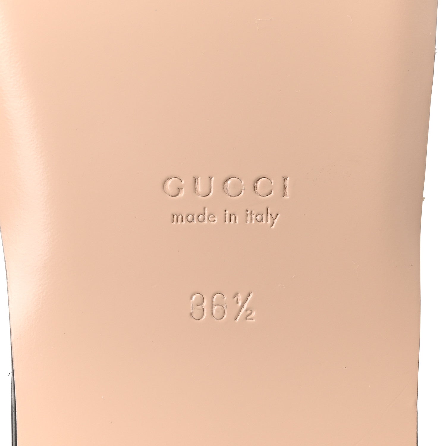 Gucci Nappa Matelasse GG Marmont Flat Slide Sandals 36.5 New Ivoire 7 of 10