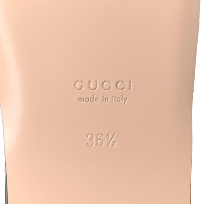 Gucci Nappa Matelasse GG Marmont Flat Slide Sandals 36.5 New Ivoire 7 of 10