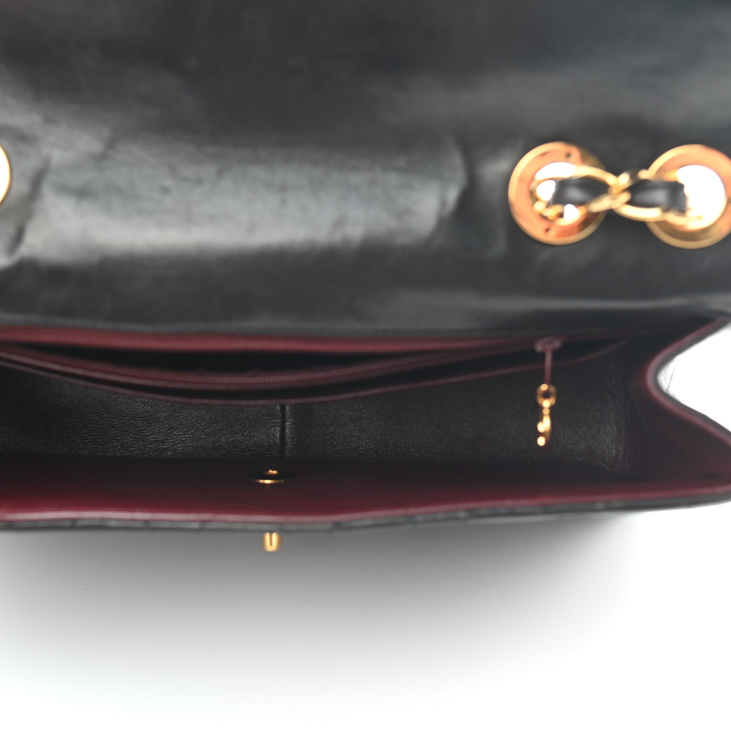 Chanel Lambskin Quilted XL Jumbo Single Flap Black 5 of 13