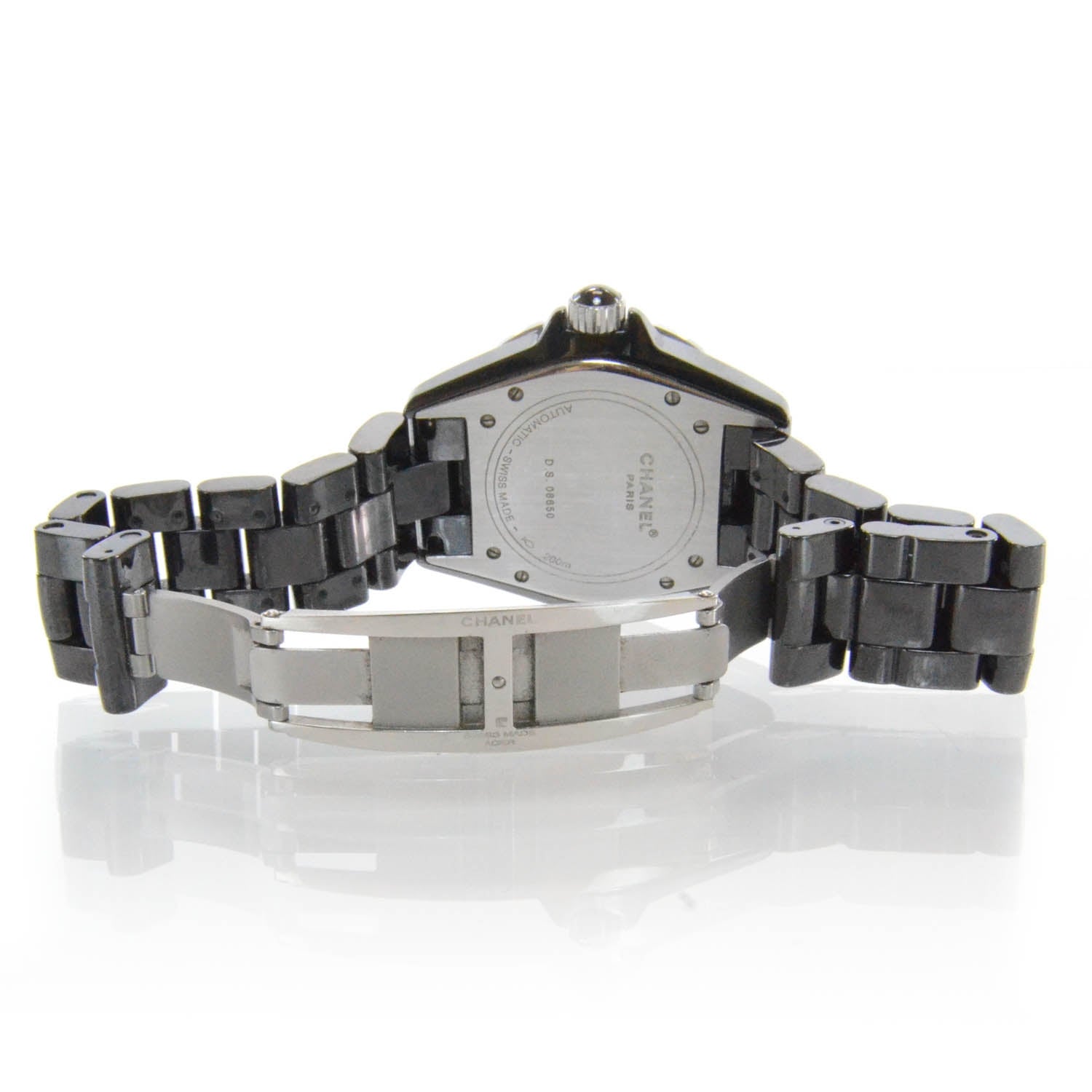 Chanel Stainless Steel Ceramic 38mm J12 Automatic Watch Black 6 of 6