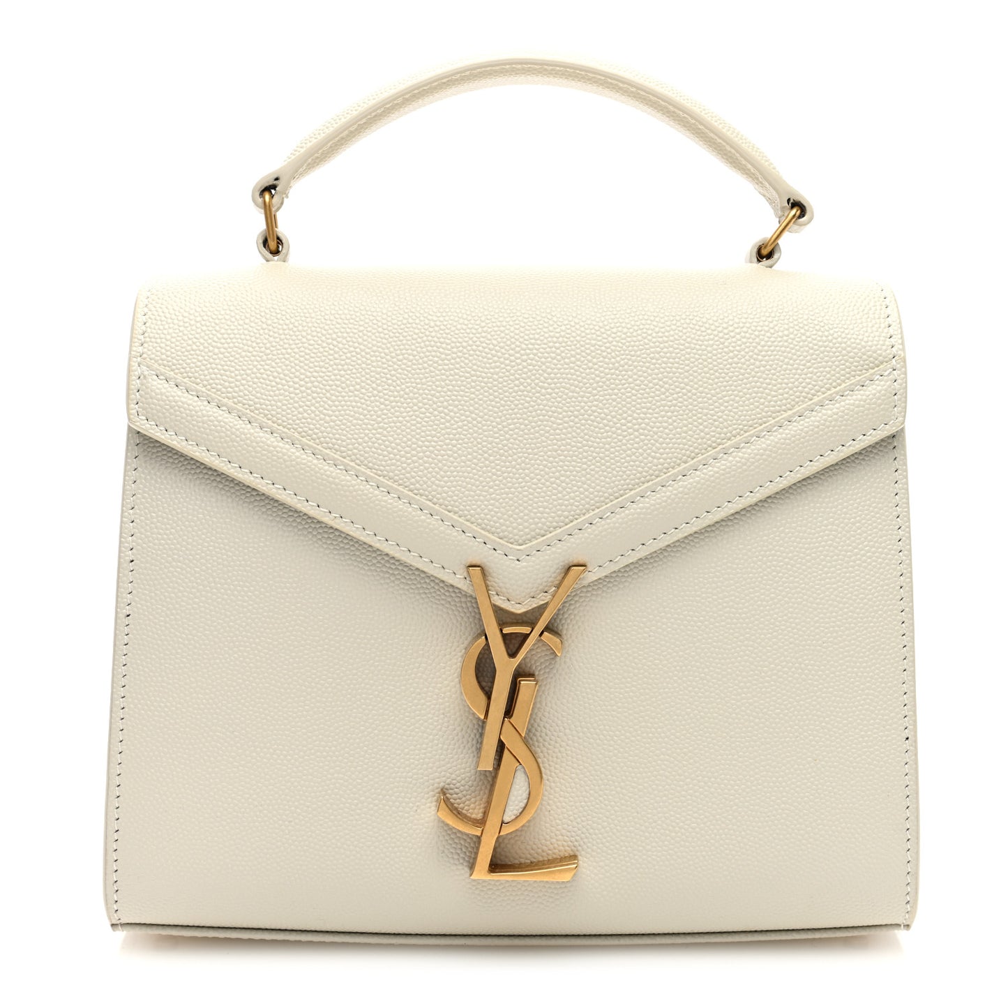 Grain de Poudre Mini Classic Monogram Cassandra Top Handle Crema Soft Rouge Legion