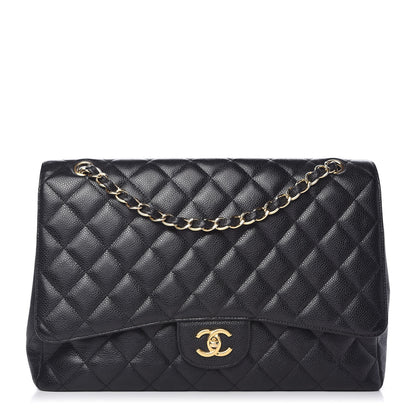 Chanel Caviar Quilted Maxi Single Flap Black 1 of 9