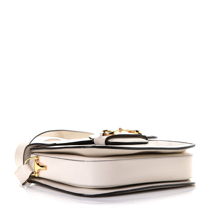 Gucci GG Supreme Monogram Horsebit 1955 Shoulder Bag Beige Mystic White 3 of 4
