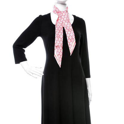 Chanel Silk CC Slim Bandeau Scarf Red 2 of 3