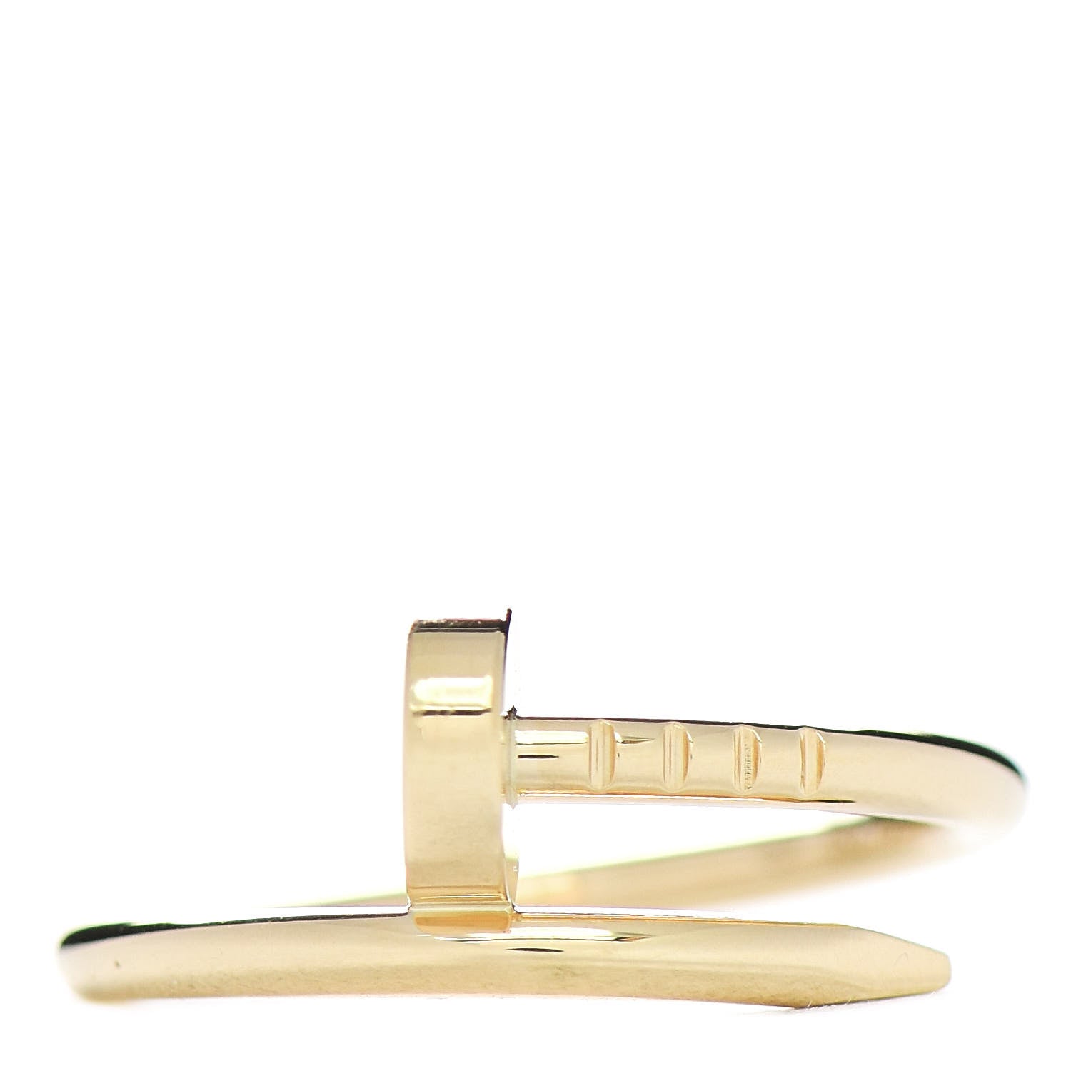 Cartier 18K Yellow Gold Small Juste Un Clou Ring 48 4.5 1 of 5