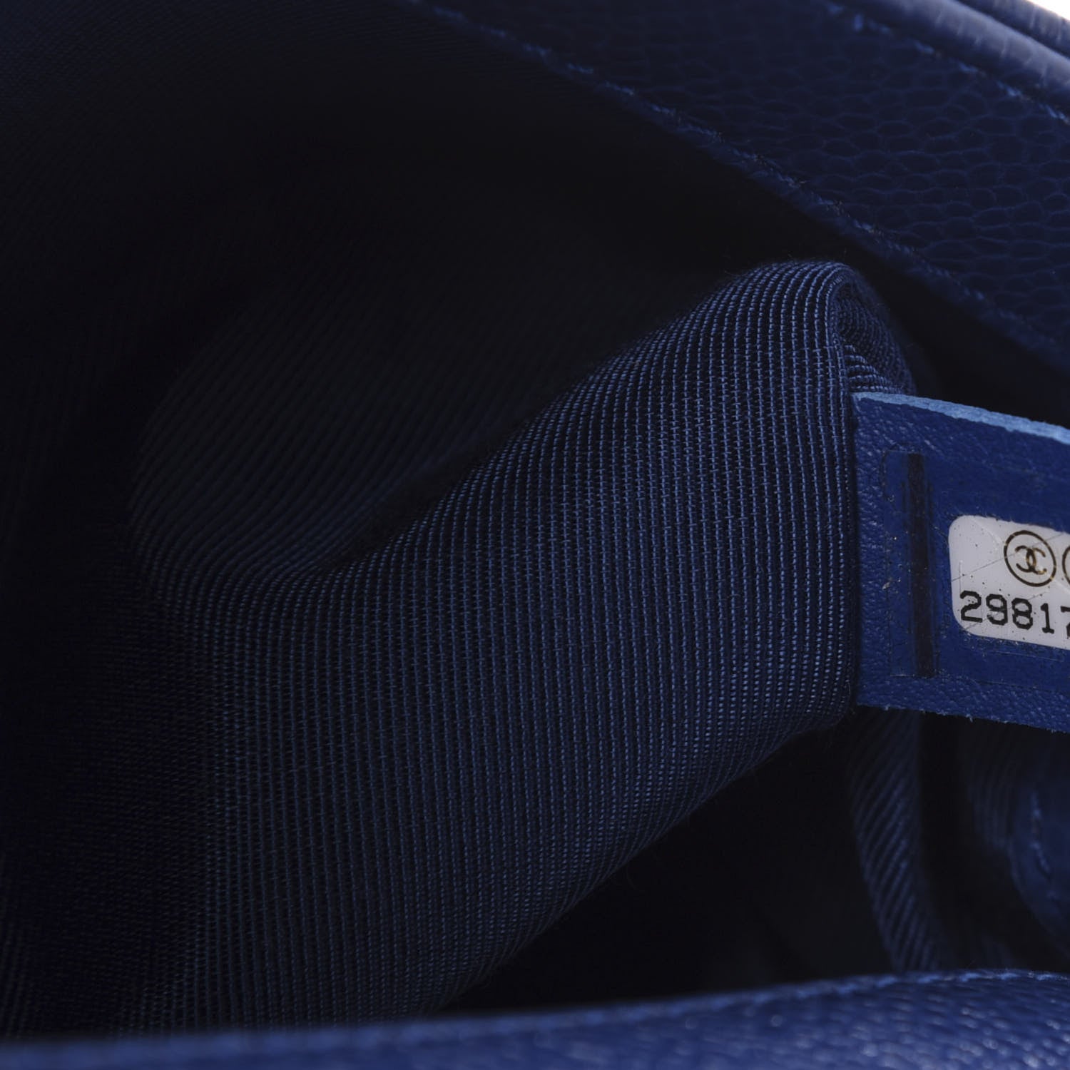 Chanel Caviar Quilted Incognito Mini Square Flap Dark Blue 9 of 10