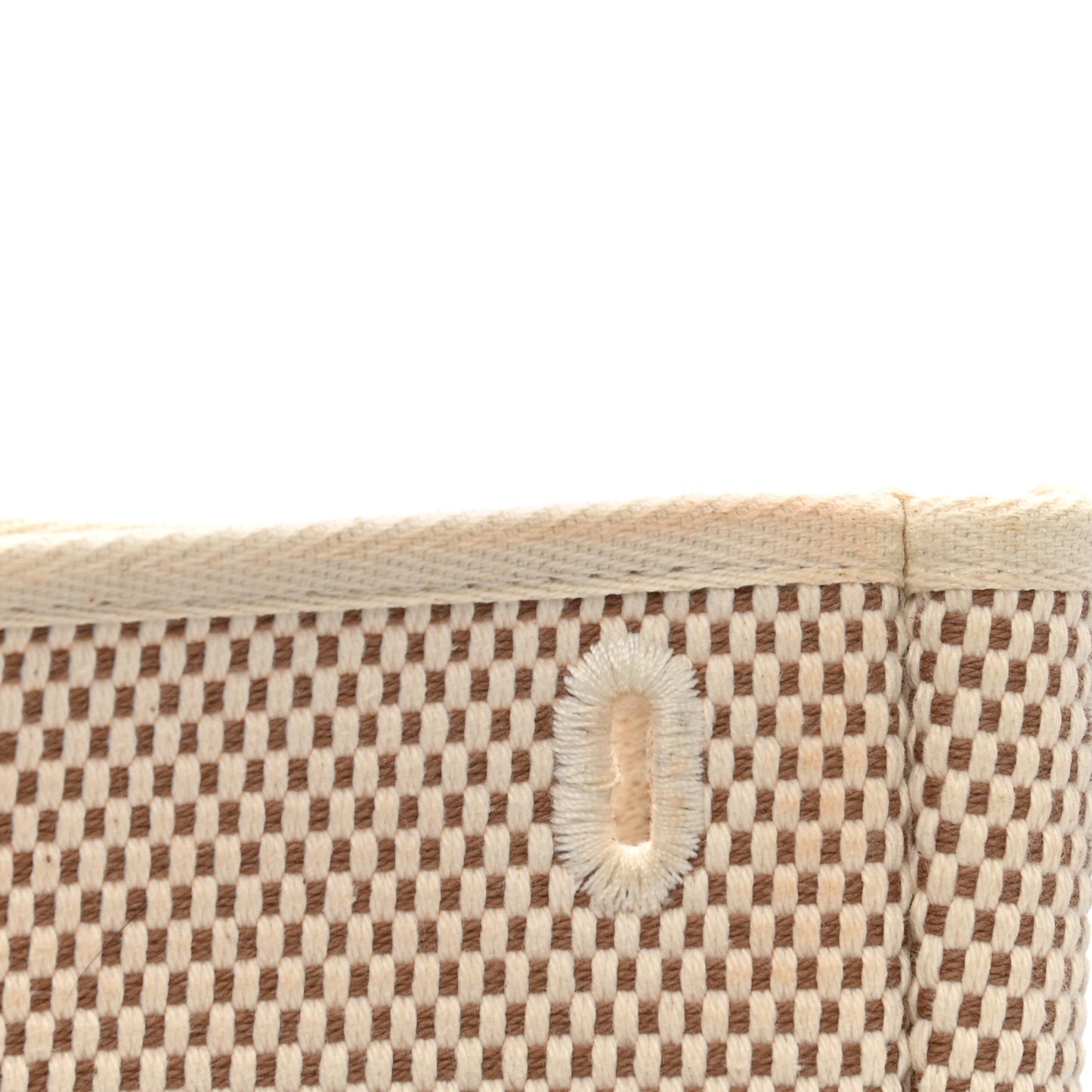 Toile Vache Calfskin Herbag Clutch Natural Black