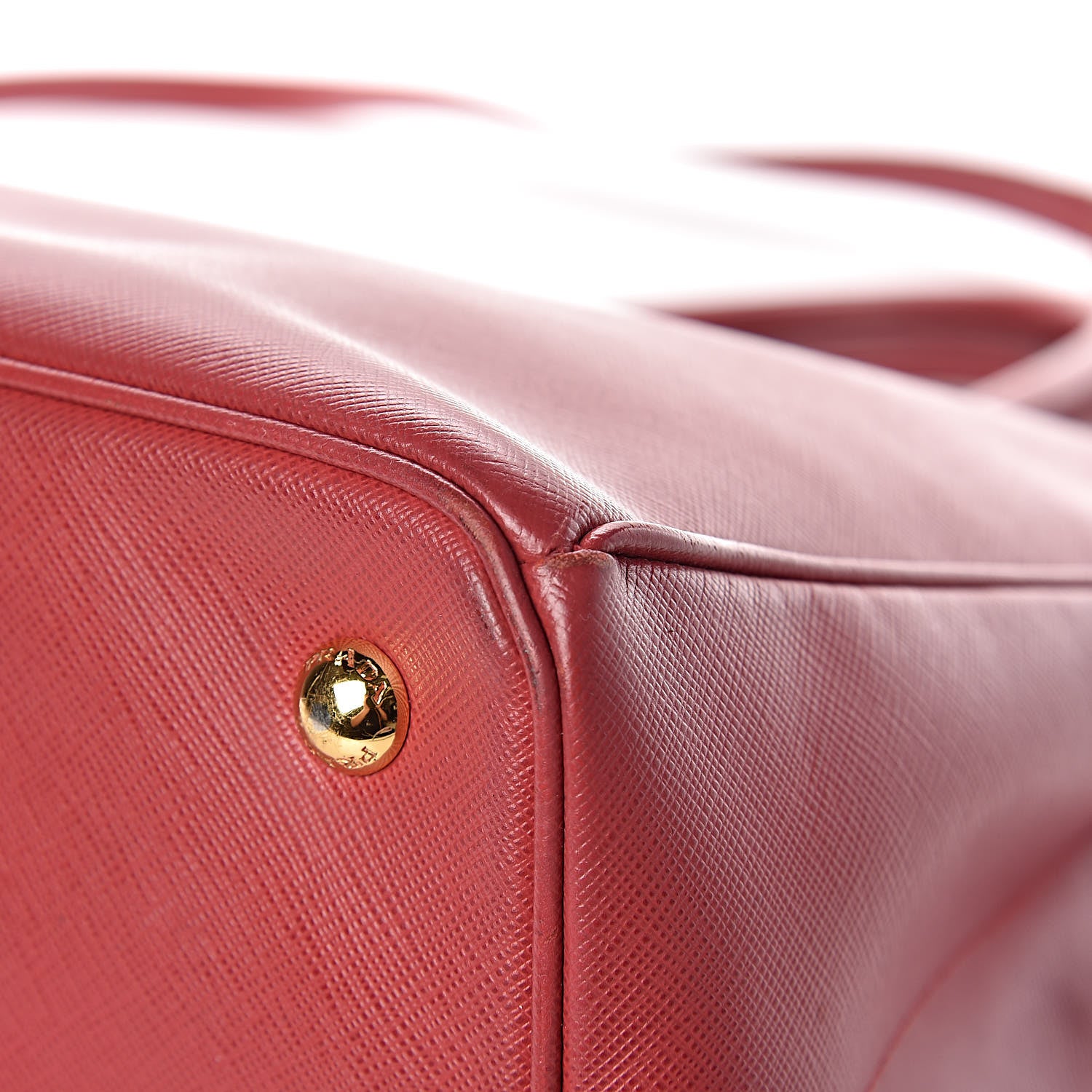 Prada Saffiano Lux Medium Tote Fuoco 14 of 20