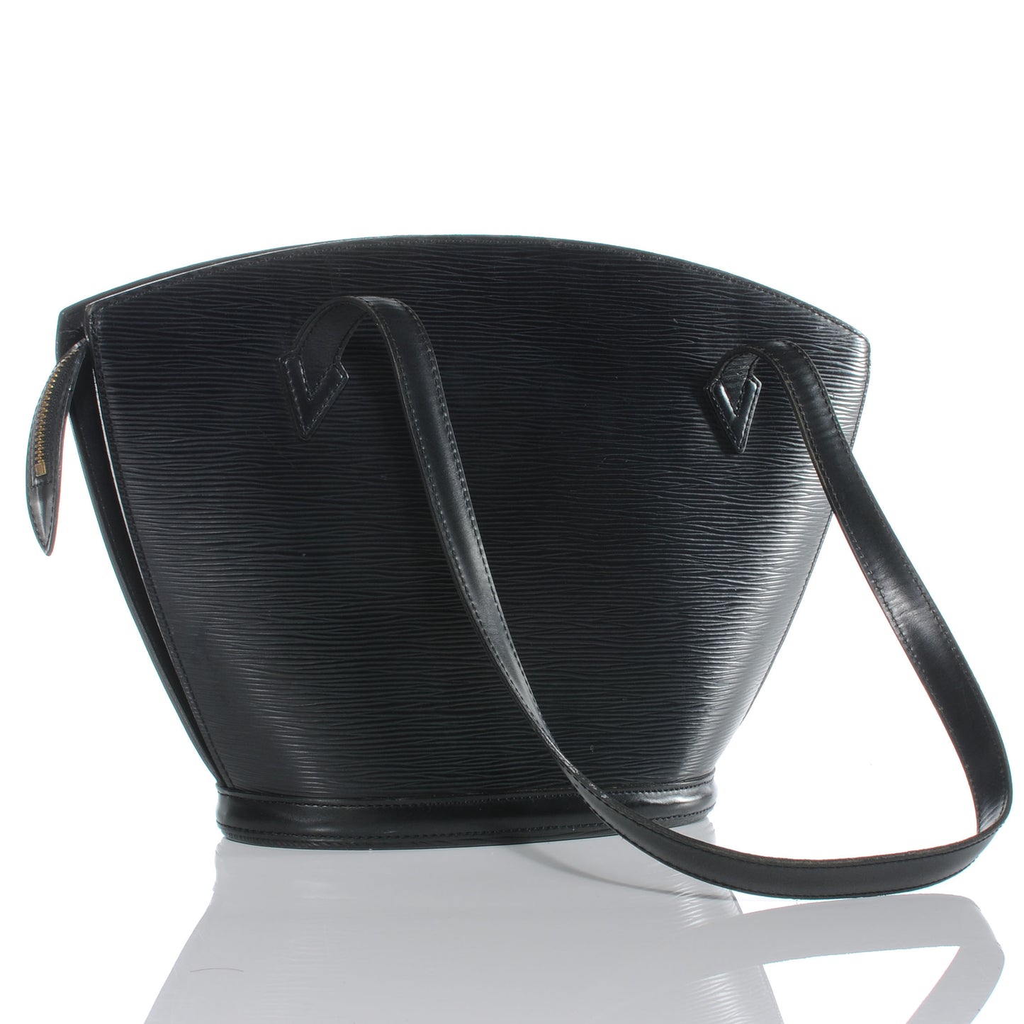 Epi Saint Jacques PM Long Straps Black