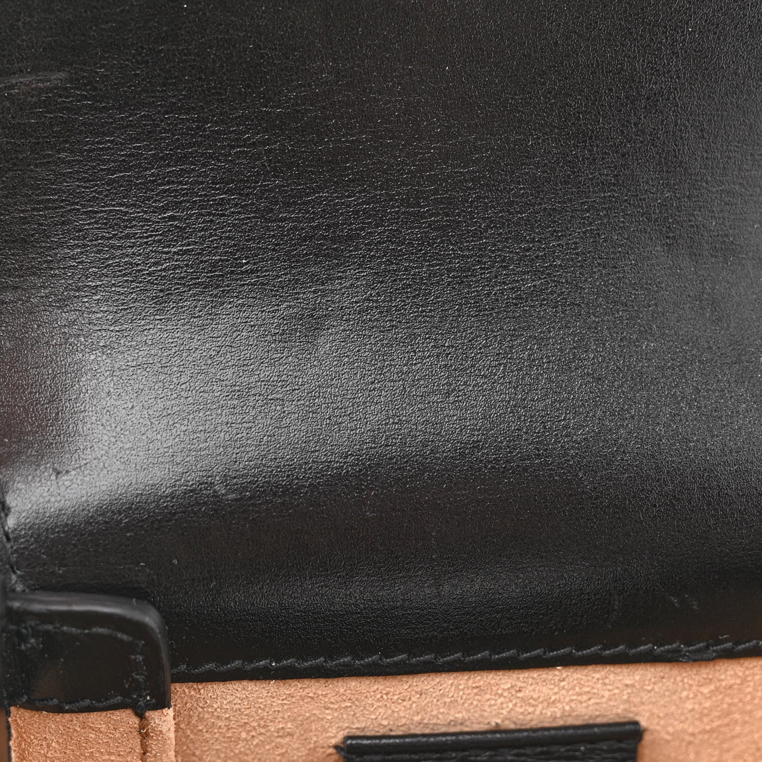 Gucci Textured Dollar Calfskin Mini Horsebit 1955 Crossbody Bag Black 13 of 16