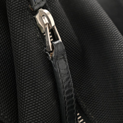 Gucci Techno Canvas Web Single Buckle Backpack Black 11 of 16