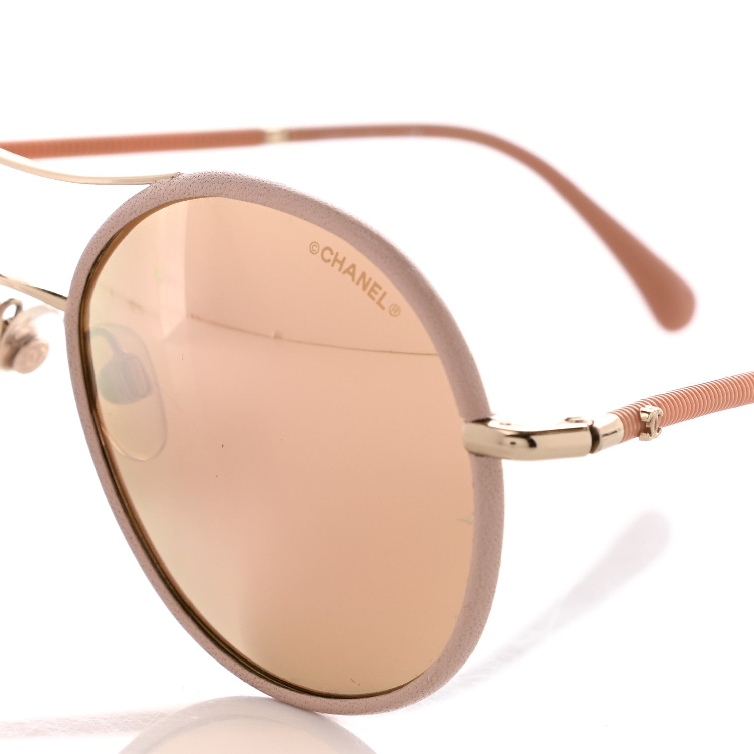 Chanel Round Pilot Sunglasses 4228-Q Pink 7 of 9