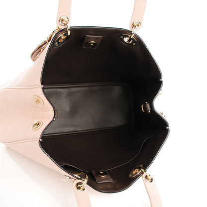 Christian Dior Bullcalf Medium Diorissimo Tote Rose Poudre 6 of 8