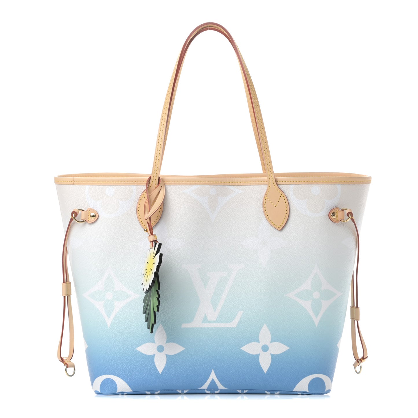 Monogram Giant By The Pool Neverfull MM Blue