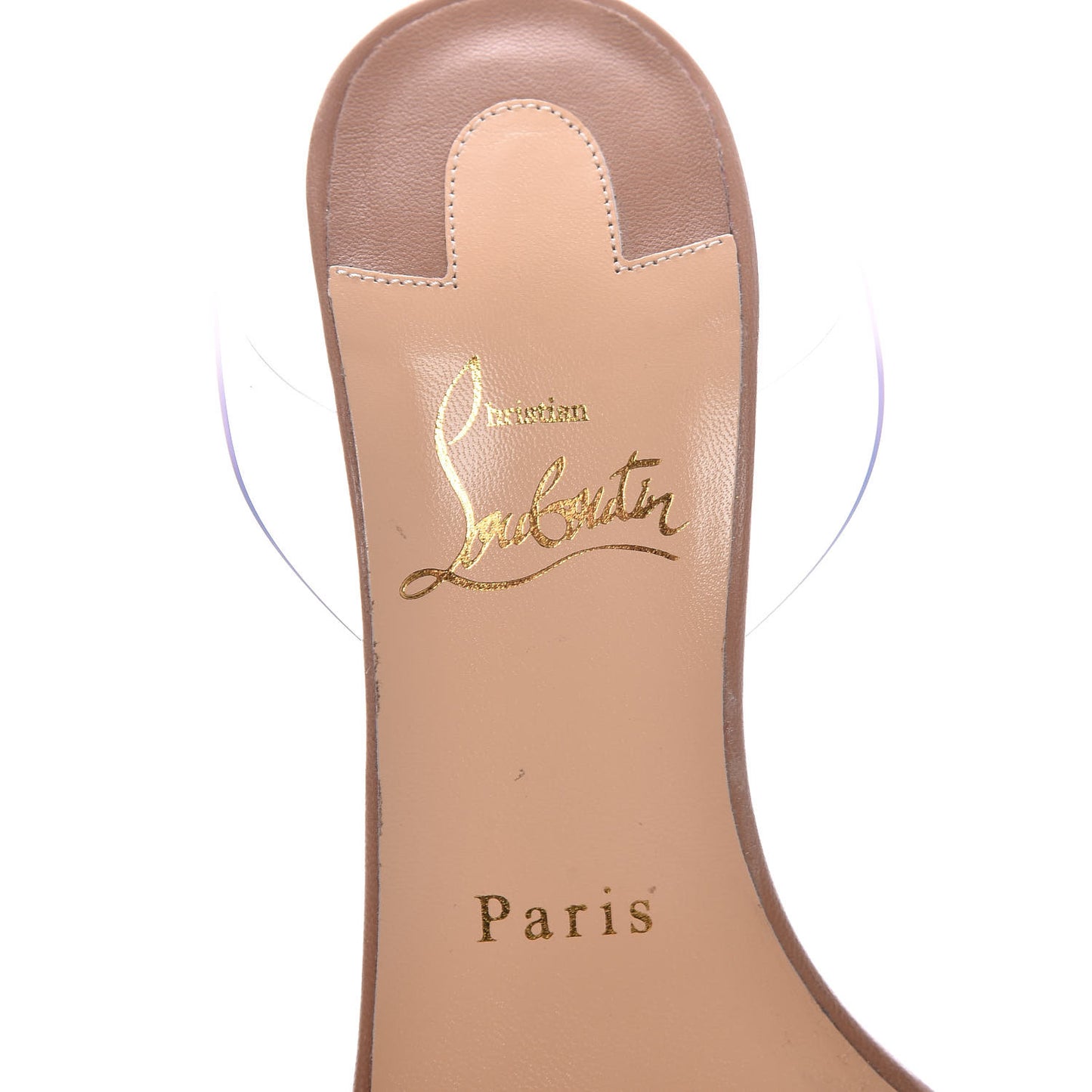 Shiny Nappa PVC Jonatina 100 Sandals 36 Nude