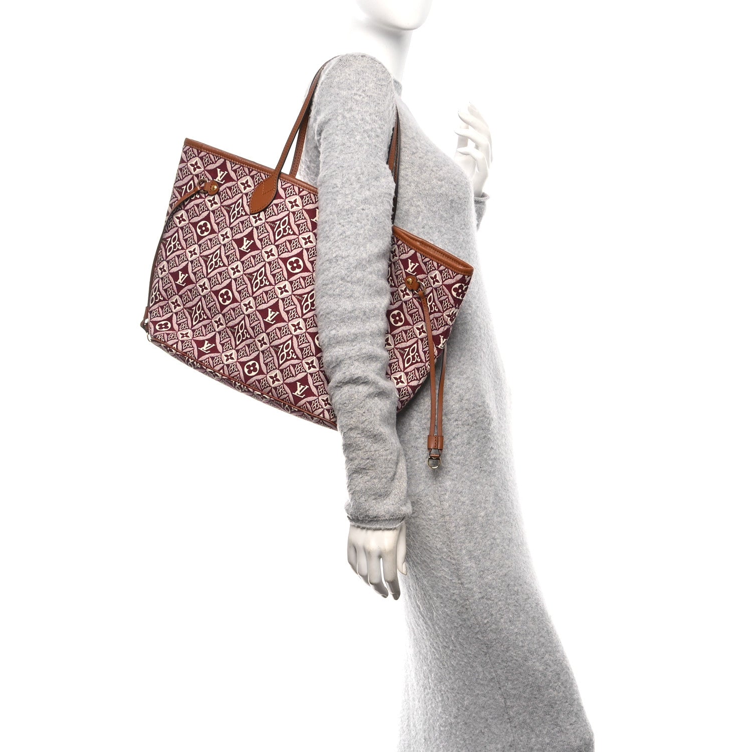 Louis Vuitton Jacquard Since 1854 Neverfull MM Bordeaux 1811122