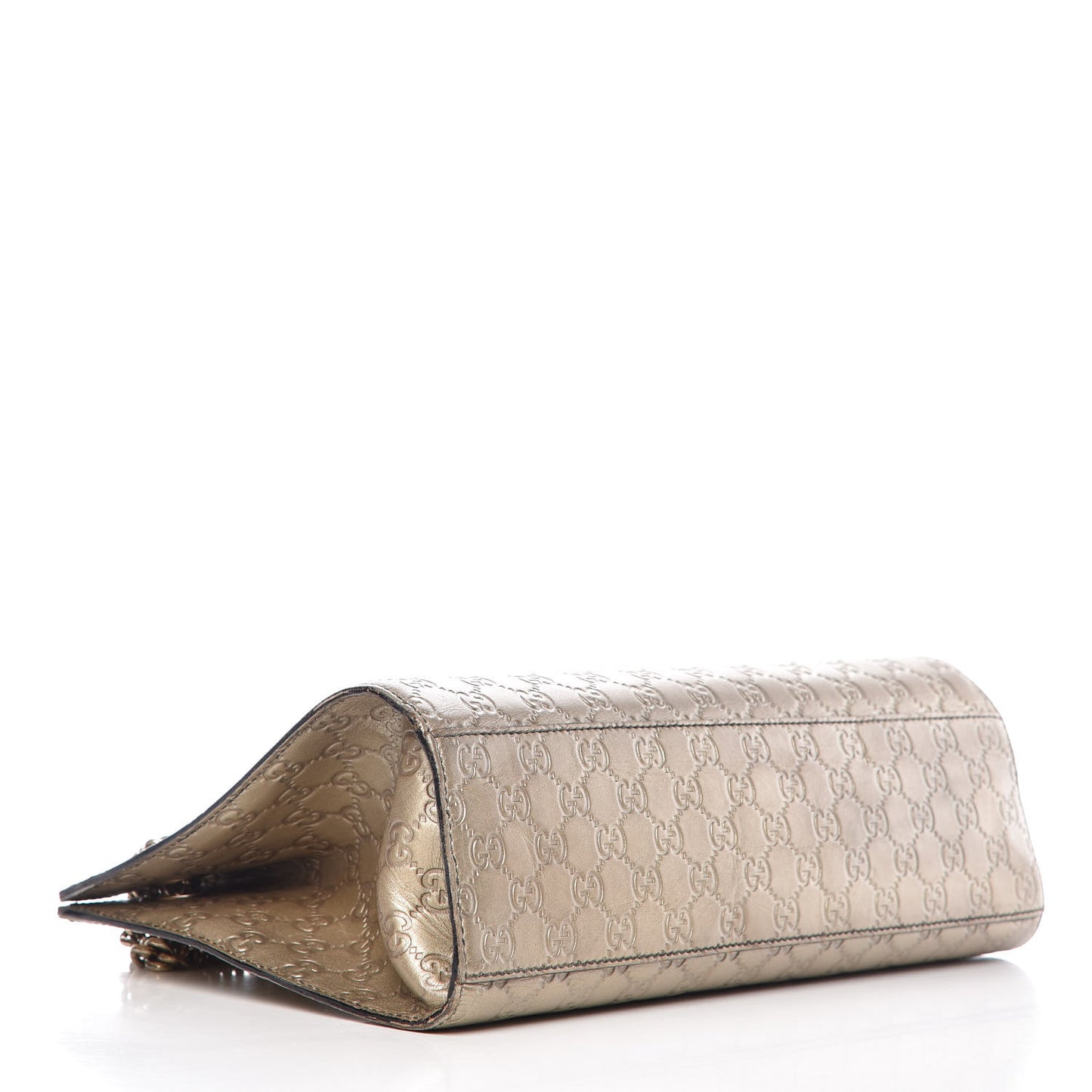 Shine Guccissima Large Emily Chain Shoulder Bag Gold
