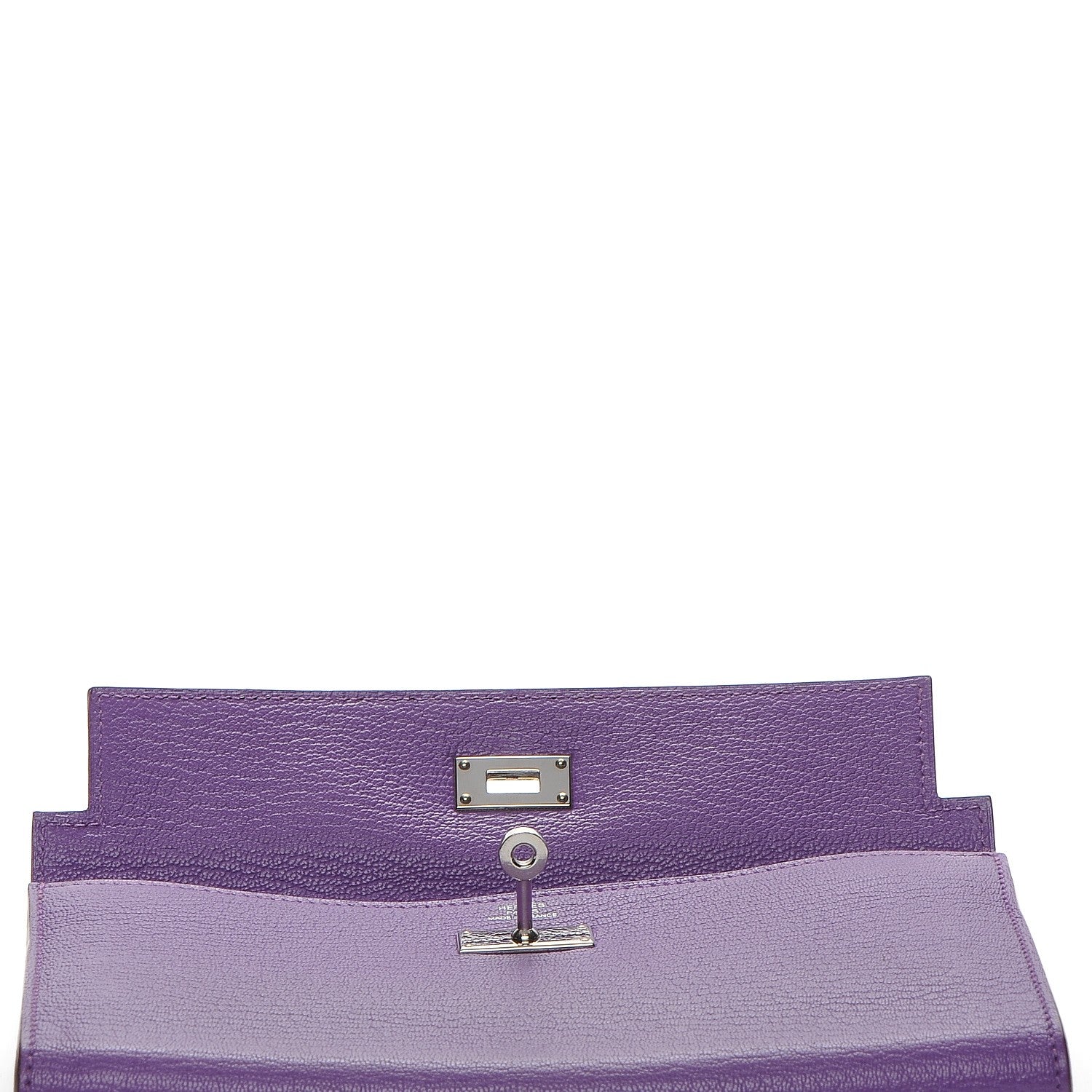 Hermes Chevre Mysore Kelly Longue Wallet Parme 7 of 22