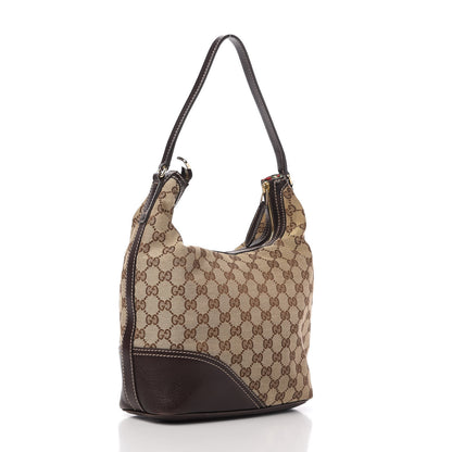Gucci Monogram Medium New Britt Hobo Brown 3 of 10