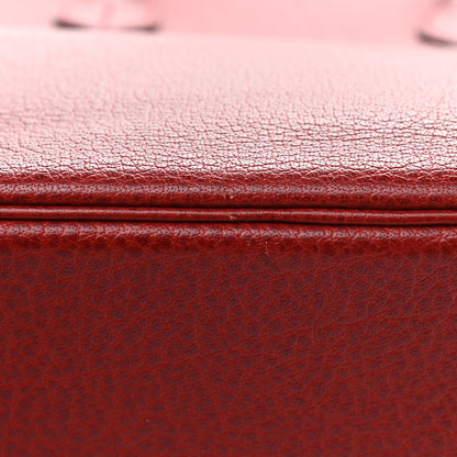 Hermes Buffle Skipper Birkin 35 Rouge H 20 of 21