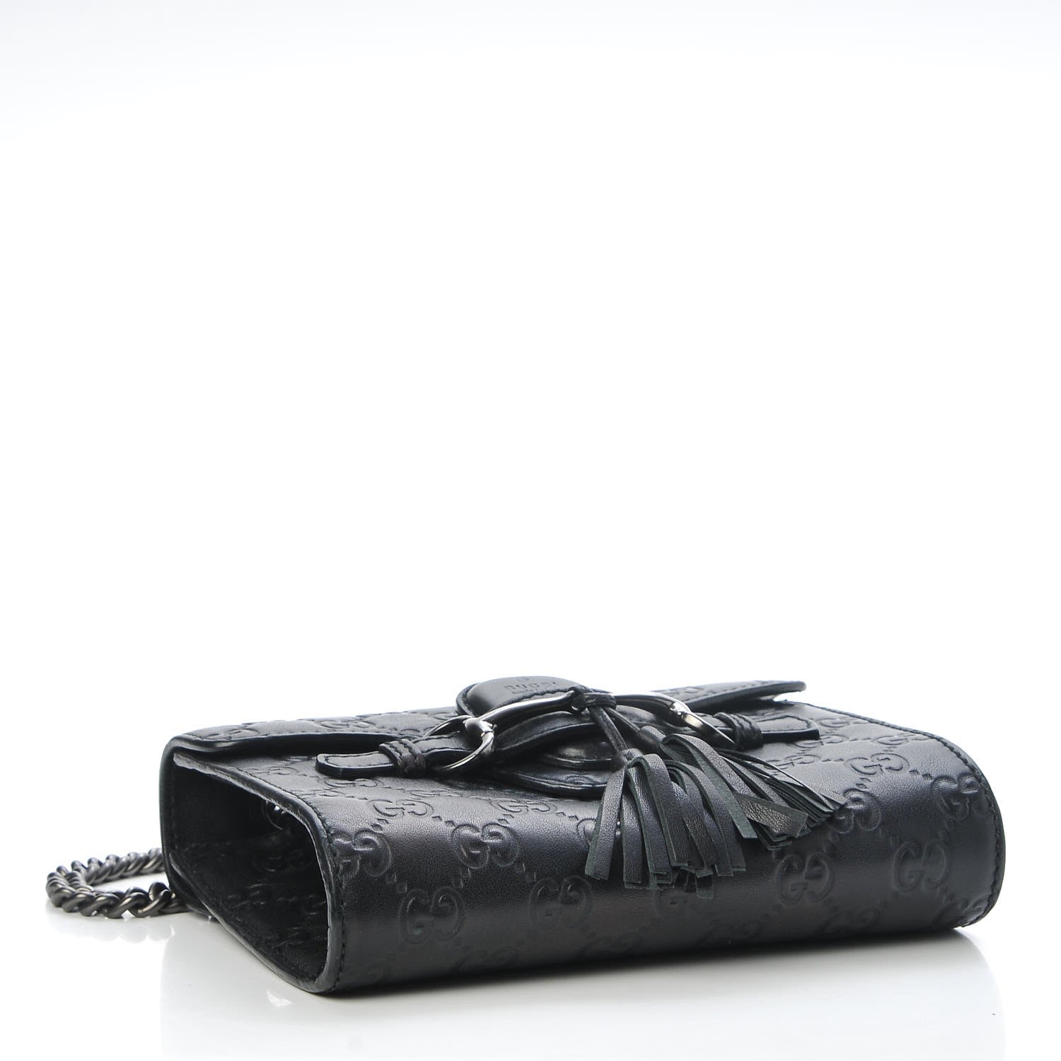 Gucci Guccissima Mini Emily Shoulder Bag Black 4 of 8