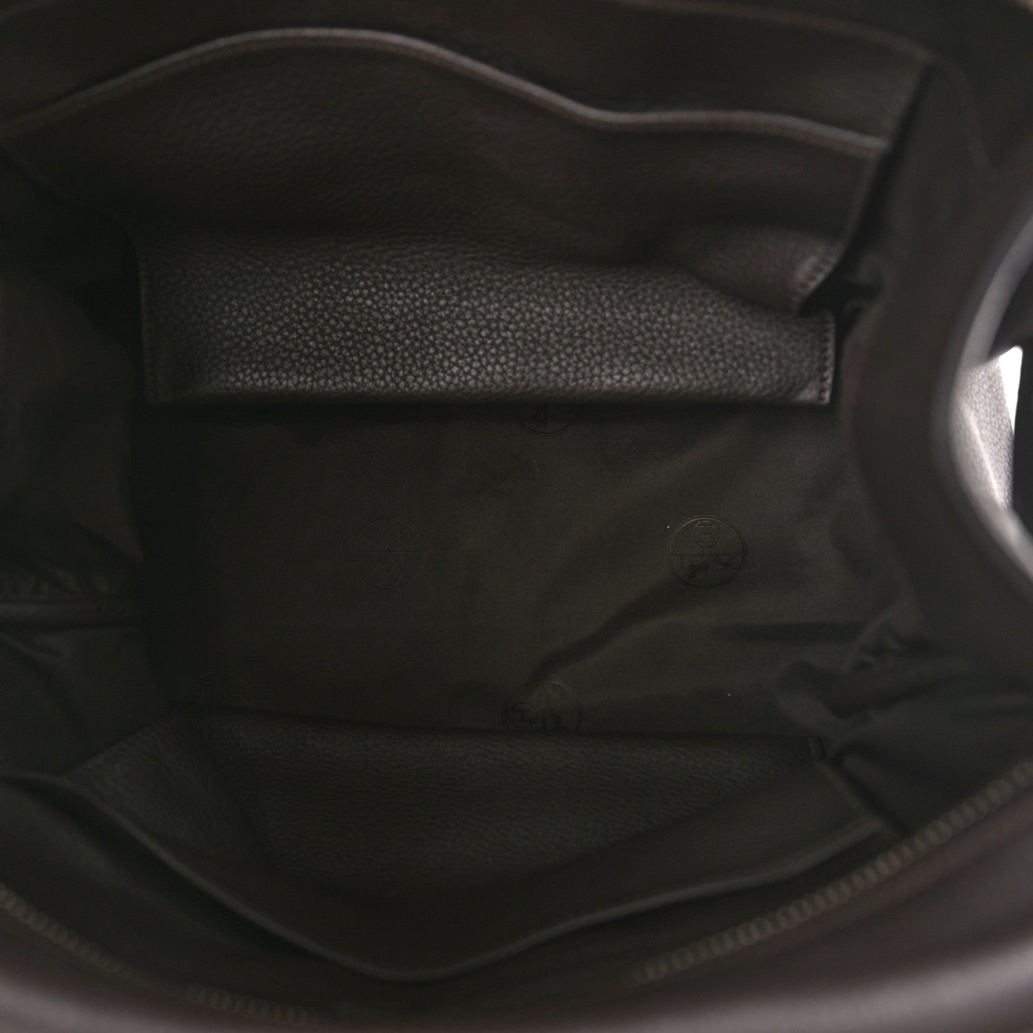 Hermes Taurillon Clemence Atlas 35 Chocolate 5 of 8