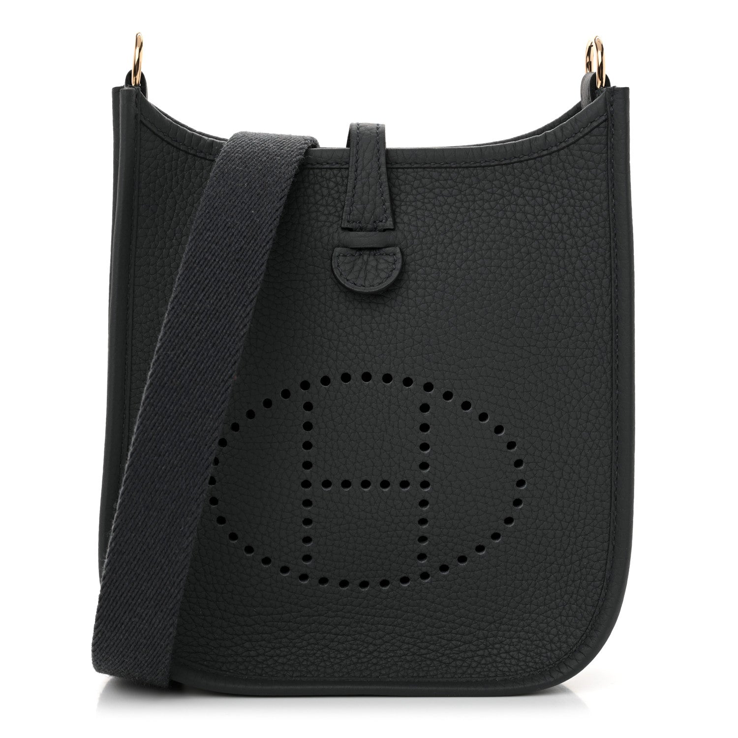 Hermes Taurillon Clemence Evelyne TPM Gris Misty 1 of 11