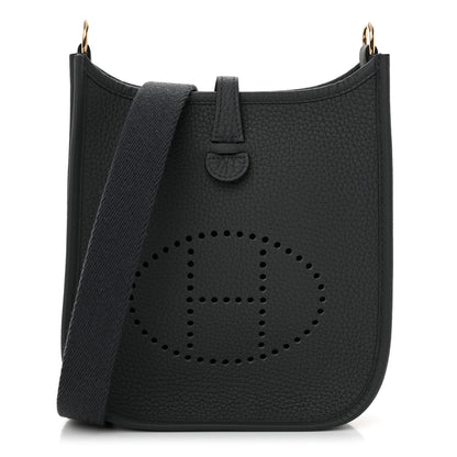 Hermes Taurillon Clemence Evelyne TPM Gris Misty 1 of 11