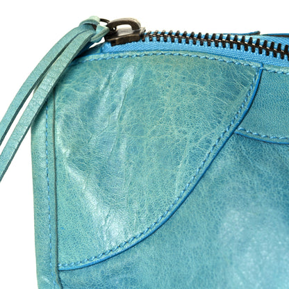 Balenciaga Agneau Classic Hardware Weekender Sky Blue 14 of 24