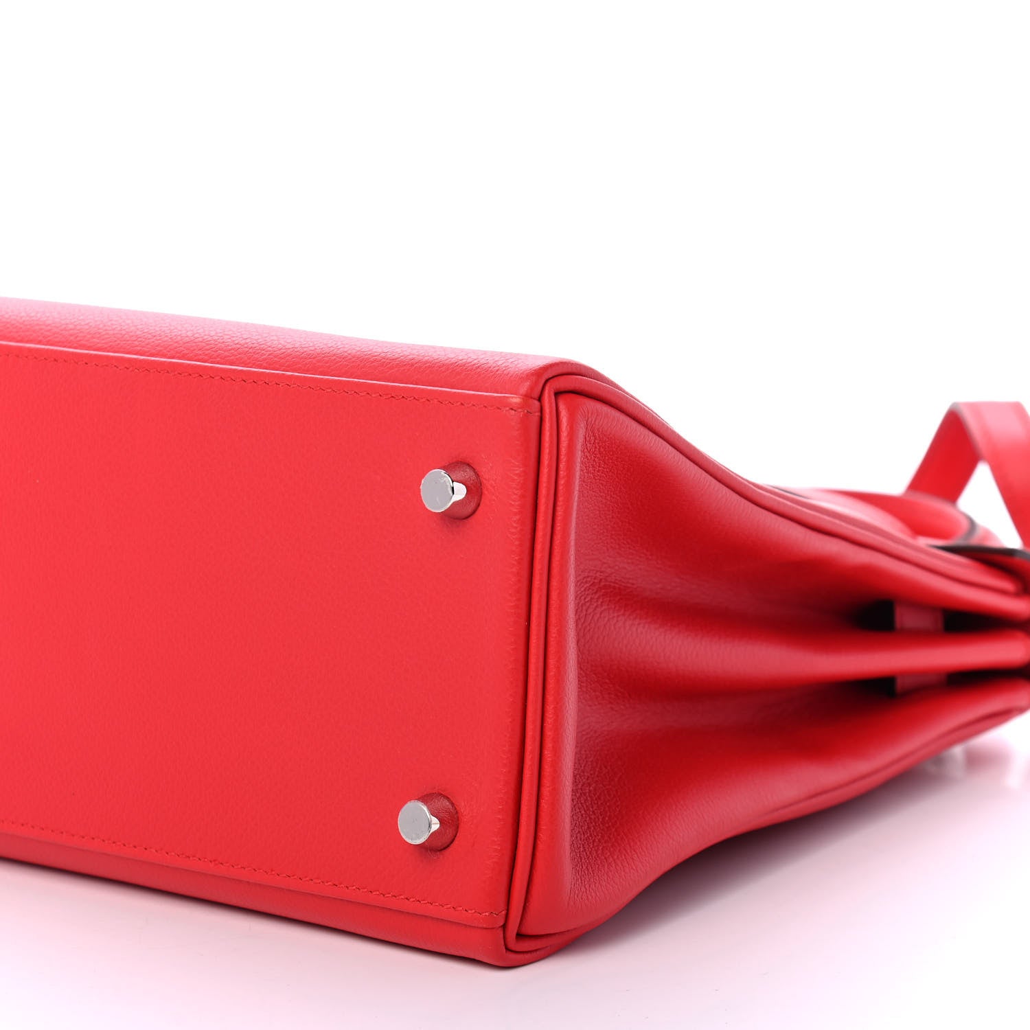 Hermes Evercolor Kelly Retourne 28 Rouge De Coeur 8 of 9