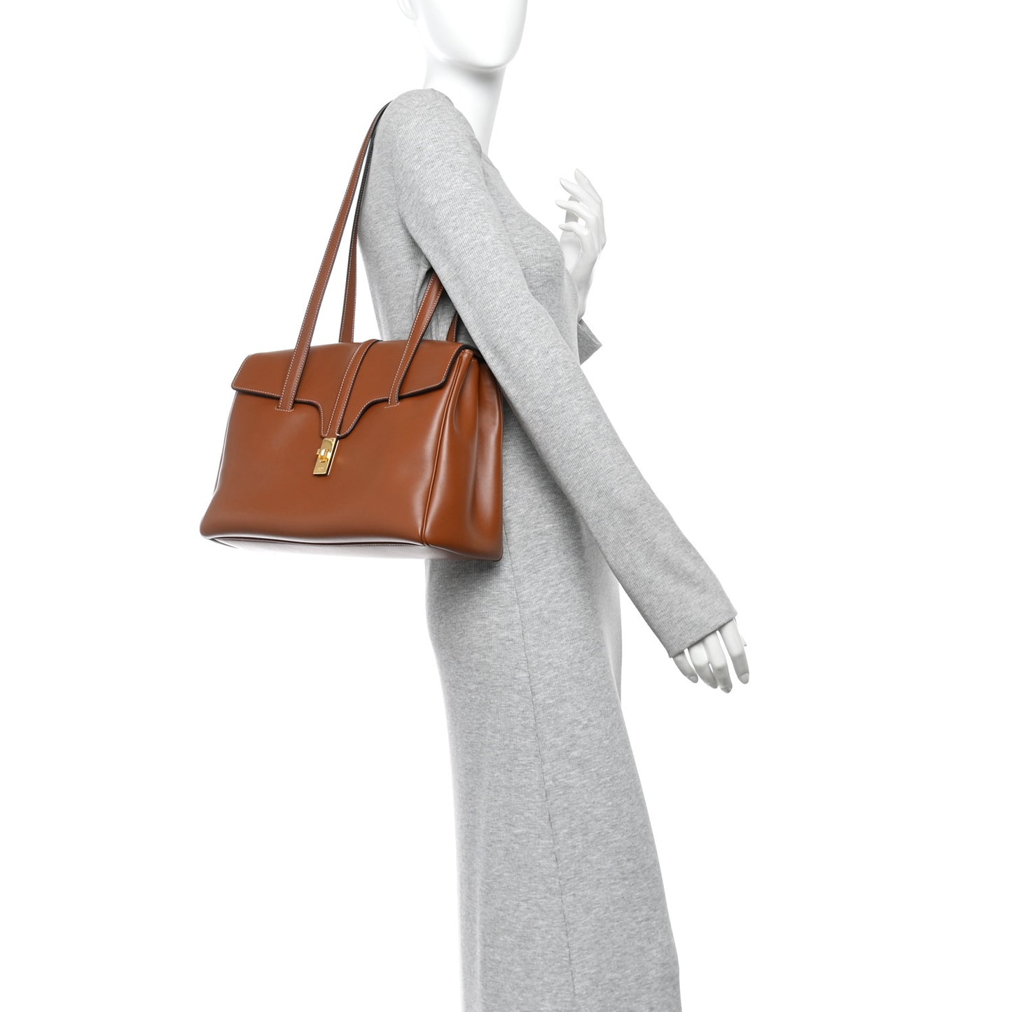 Calfskin Medium Soft 16 Bag Tan