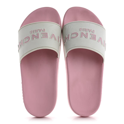 Givenchy Rubber Logo Pool Slide Sandals 39 Candy Pink 2 of 12