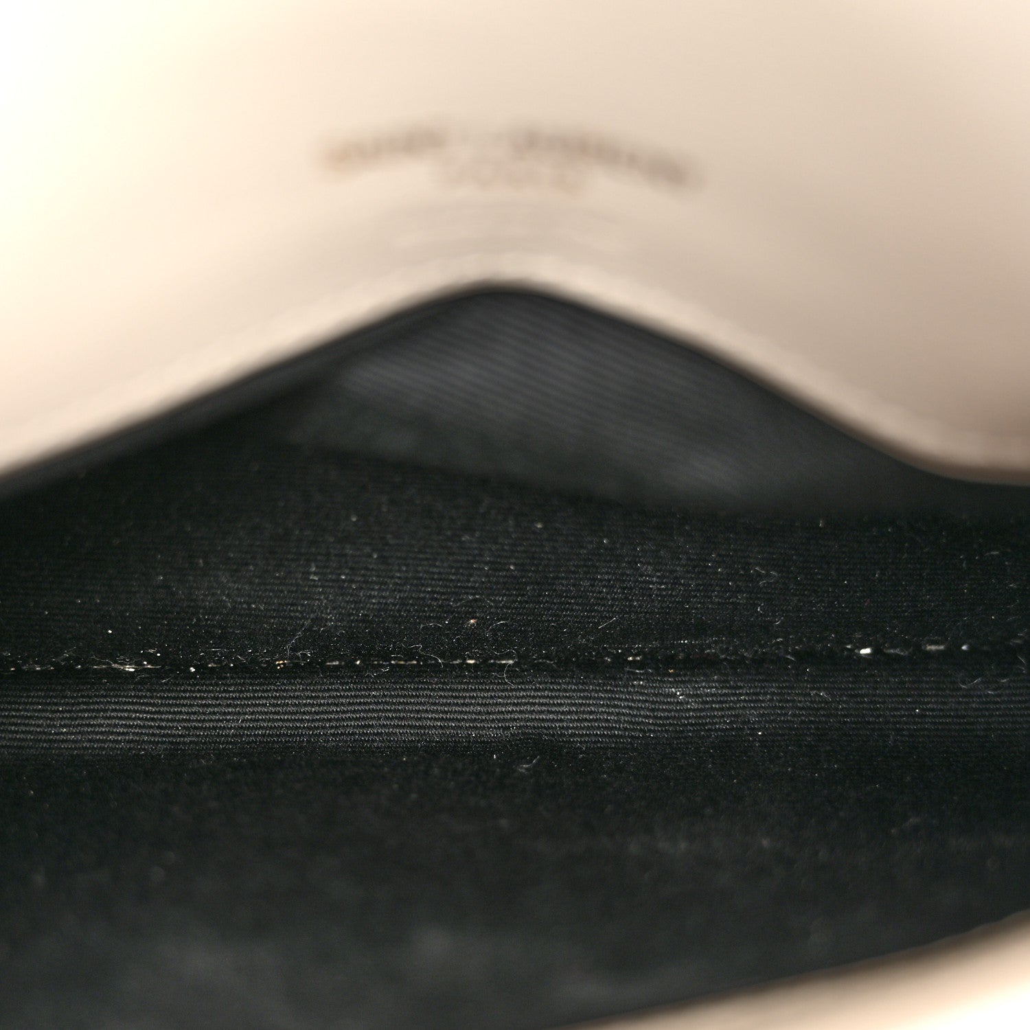 Saint Laurent Smooth Calfskin Monogram Phone Holder Crossbody Crema Soft 5 of 14