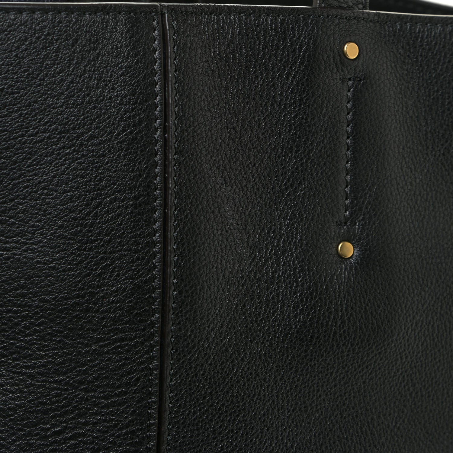 Chloe Smooth Calfskin Medium Milo Shopping Tote Black 12 of 12