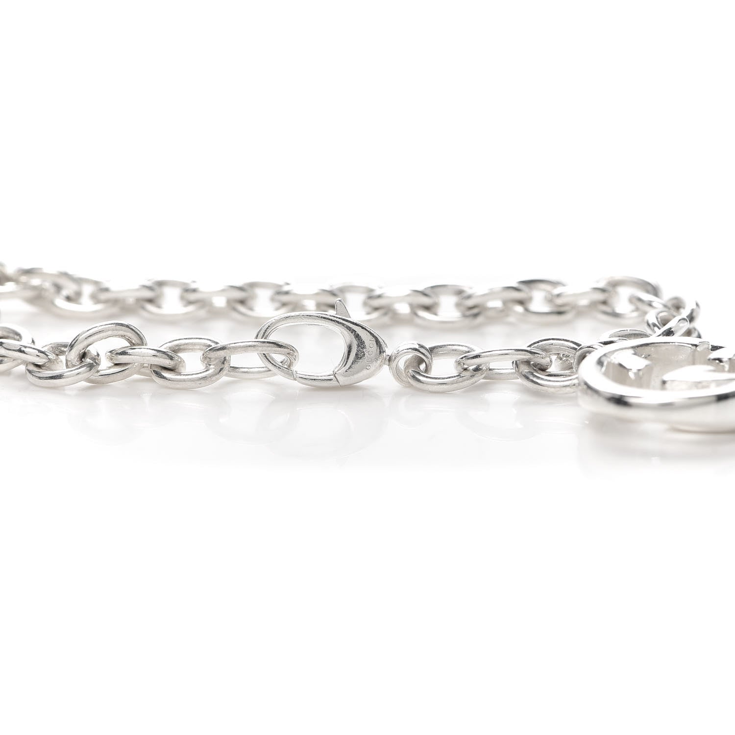Gucci Sterling Silver Britt Charm Bracelet 4 of 5