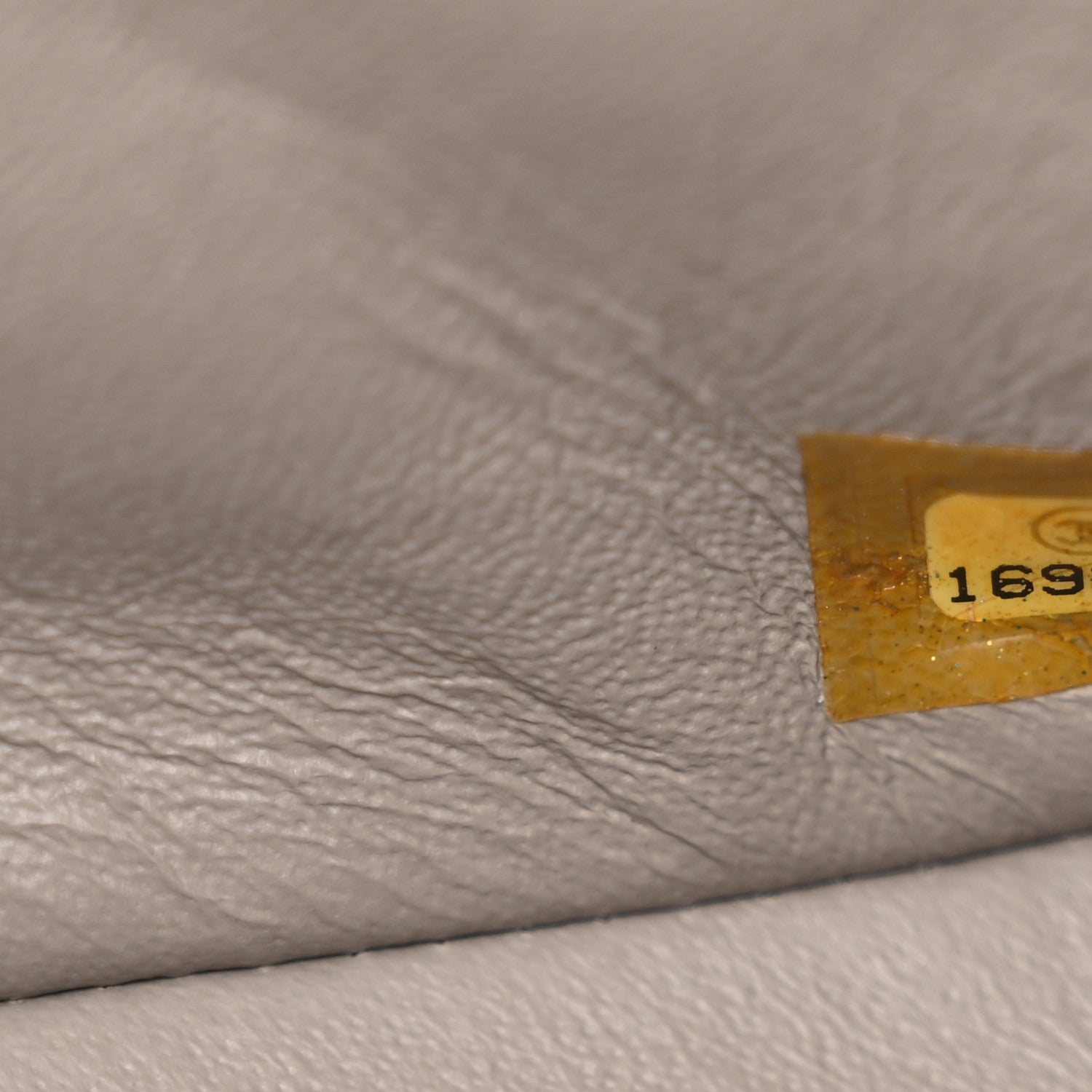 Chanel Striated Patent Quilted Mini Square Flap Beige 7 of 10