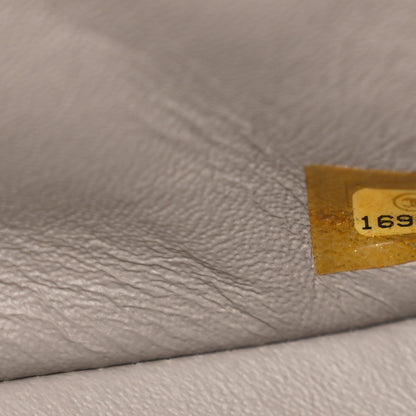 Chanel Striated Patent Quilted Mini Square Flap Beige 7 of 10