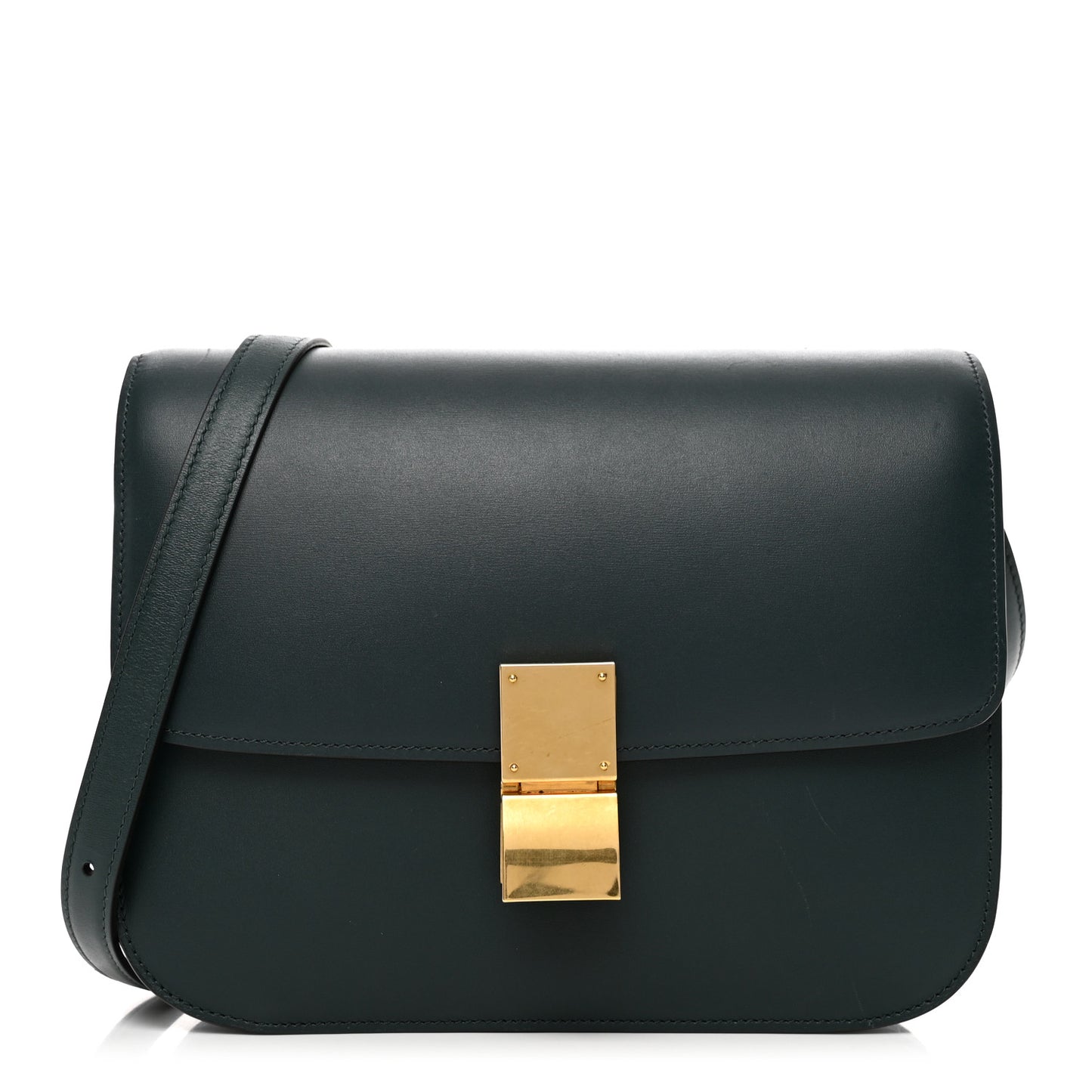 Box Calfskin Medium Classic Box Flap Bag Amazone