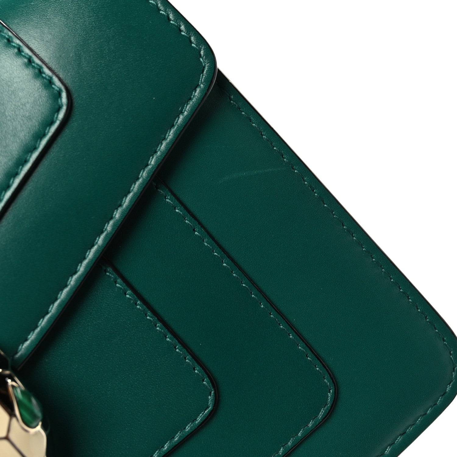 Bulgari Calfskin Serpenti Forever Crossbody Bag Emerald Green 10 of 10