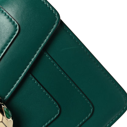 Bulgari Calfskin Serpenti Forever Crossbody Bag Emerald Green 10 of 10