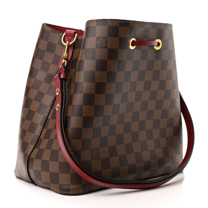 Louis Vuitton Damier Ebene Neonoe MM Cherry Berry 3 of 14