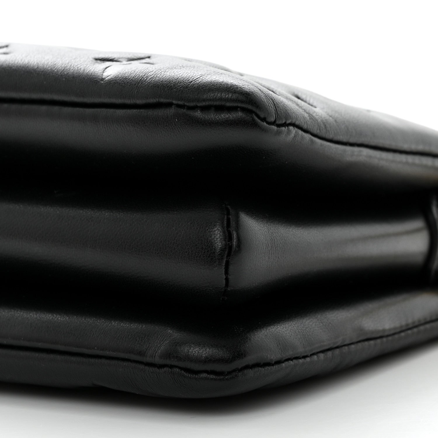 Louis Vuitton Lambskin Embossed Monogram Coussin BB Black 9 of 9